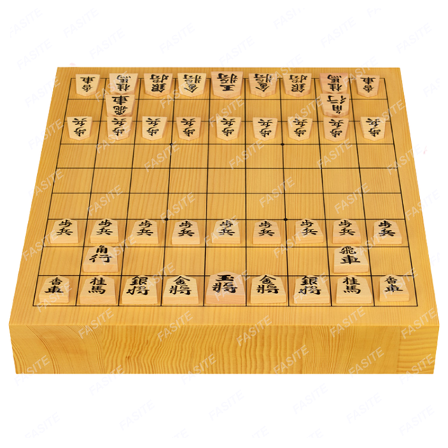 Luxo Shogi Peças De Xadrez De Madeira Board Set Jogos De Mesa Família Retro  Shogi Adulto